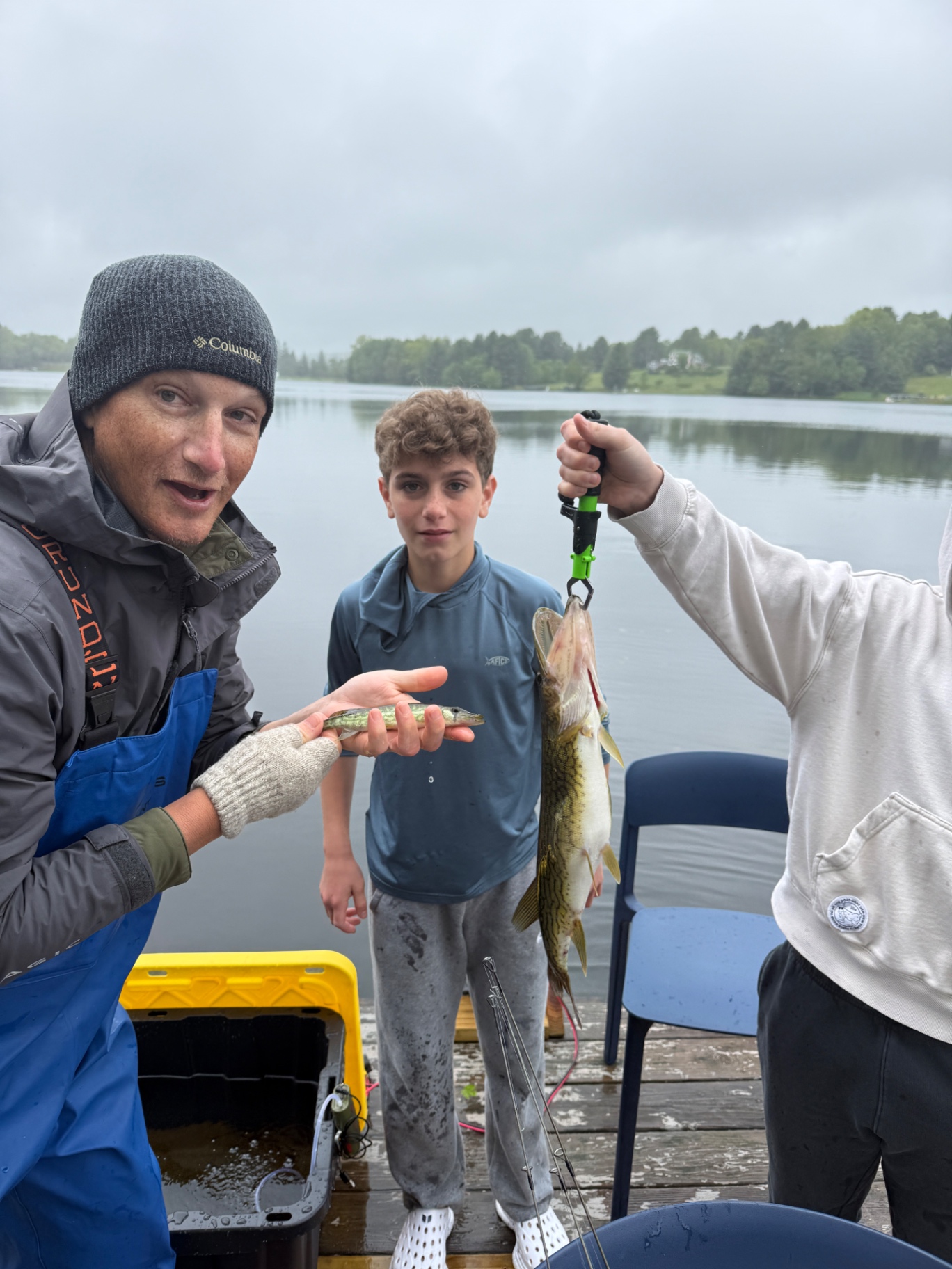 Fishing on the lake