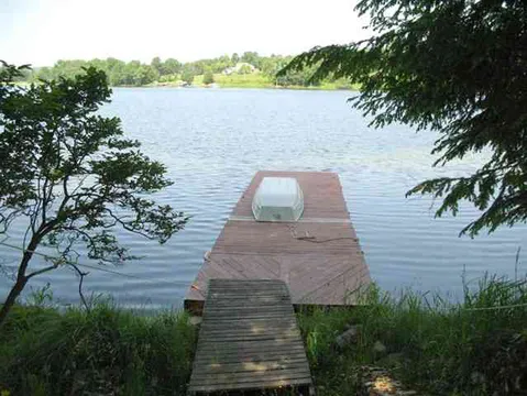 Rock & Ripple before renovation — The lake & the dock