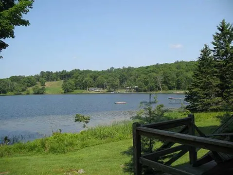 Rock & Ripple before renovation — The lake & the dock